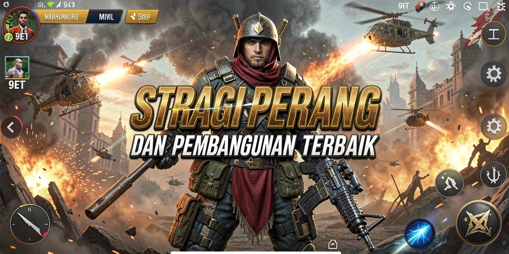 Tampilan gameplay SLG yang menegangkan dan adiktif.