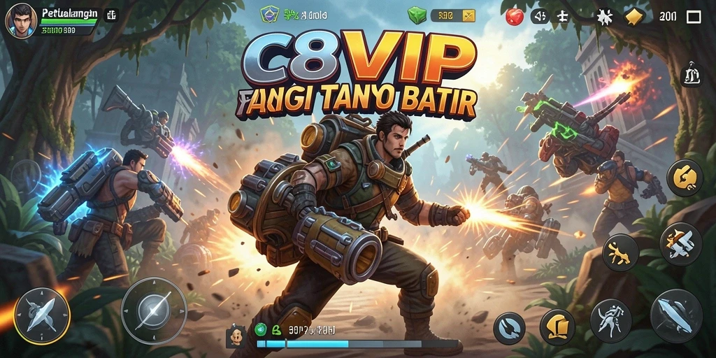 Tampilan menarik dari C8VIP dengan aksi penuh ketegangan.