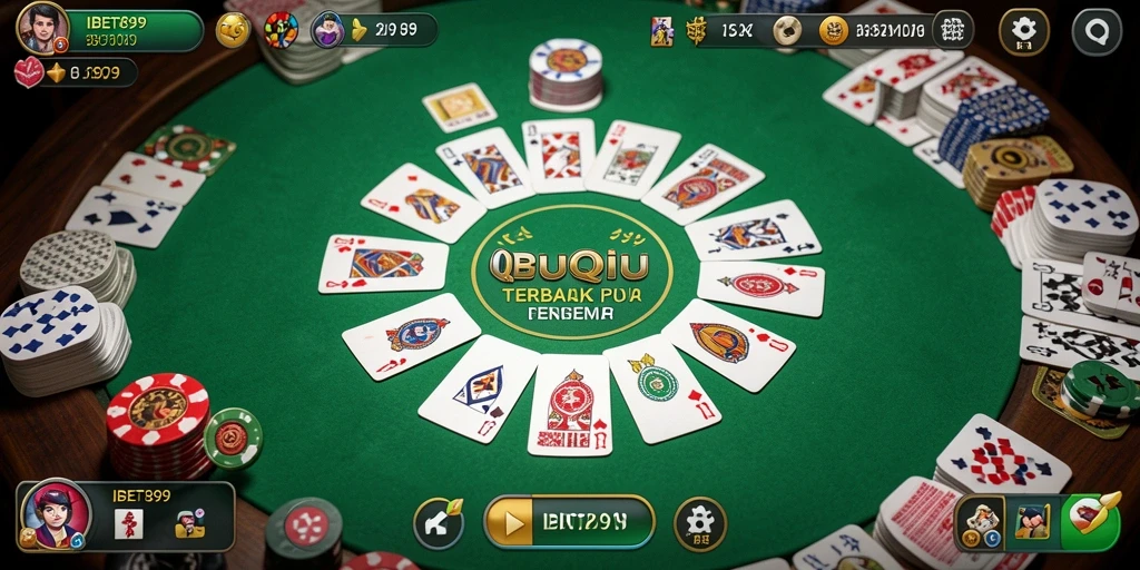 Tampilan gameplay QiuQiu yang seru dan menantang.