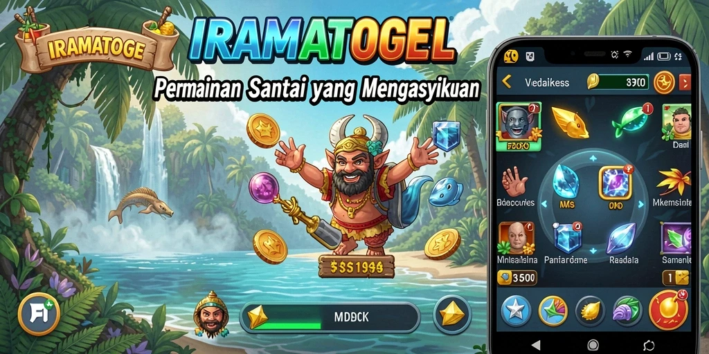 Tampilan gameplay menyenangkan dari IRAMATOGEL yang mengasyikkan.