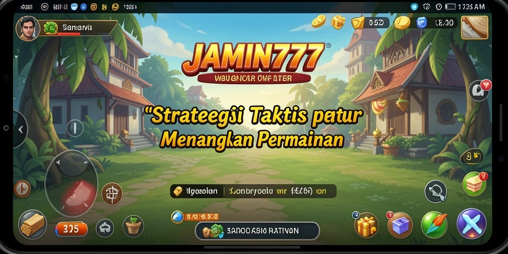 Tampilan gameplay strategi mendebarkan dari JAMIN777.