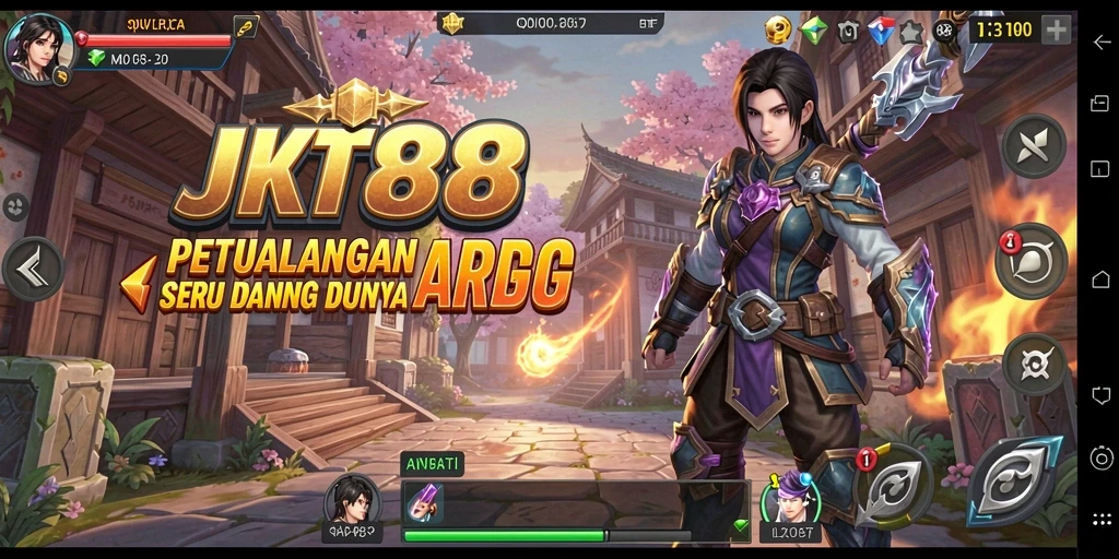 Tampilan gameplay seru JKT88 dalam aksi ARPG yang mendebarkan.