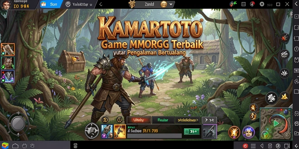 Tampilan gameplay KAMARTOTO yang mendebarkan di dunia MMORPG.
