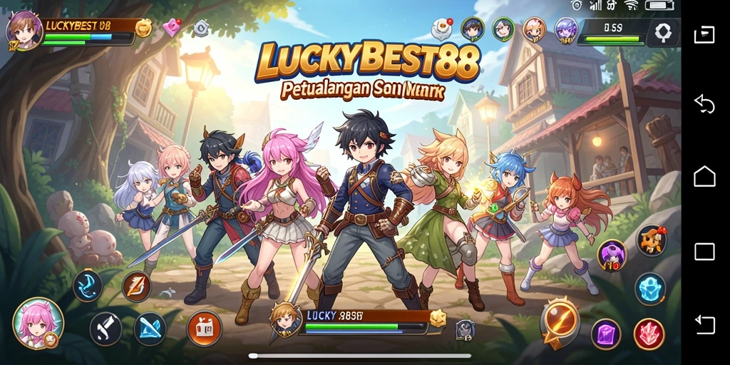 Tampilan gameplay LUCKYBEST88 yang menawan dan penuh aksi.