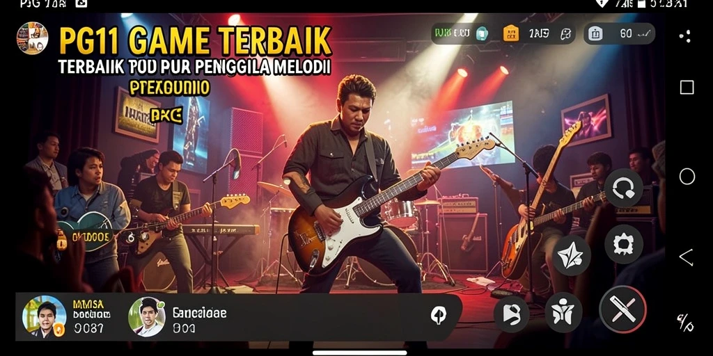Screenshot gameplay PG11 menampilkan pemain bernyanyi dengan penuh semangat.