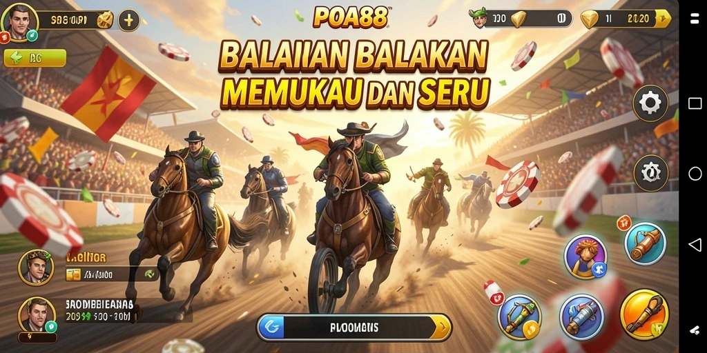 Gameplay Racing yang mendebarkan di POA88.