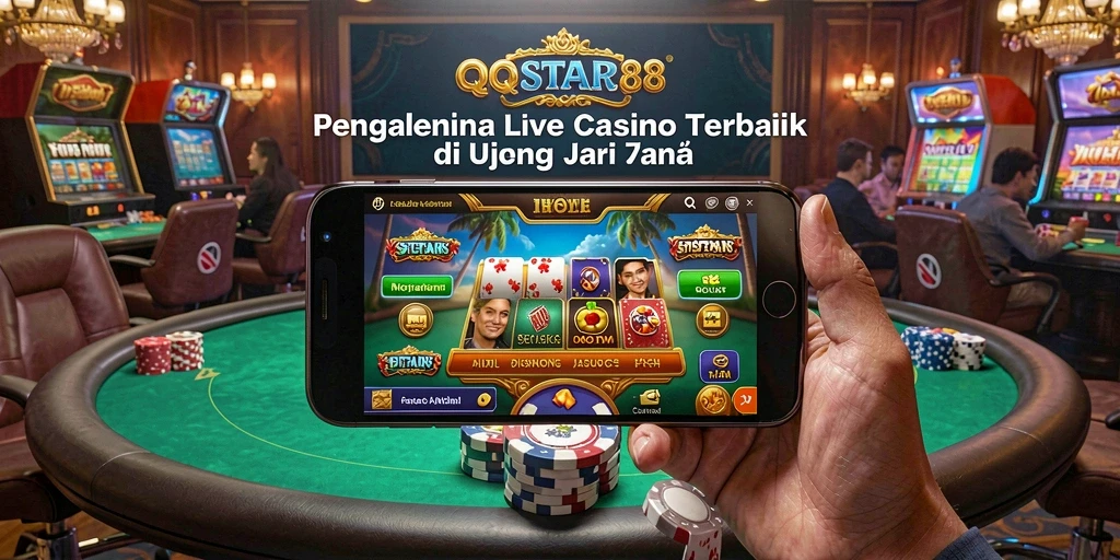 Tampilan gameplay menarik di QQSTAR88 dengan dealer langsung.