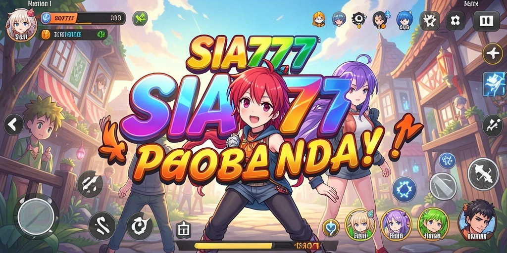 Tampilan gameplay SIA777 yang menakjubkan dengan karakter anime yang ikonik.