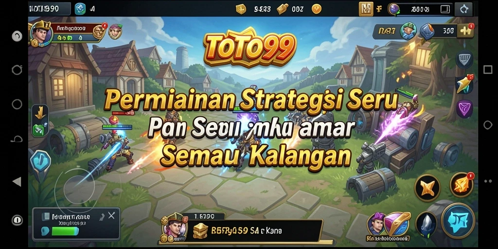 Tampilan permainan TOTO99 yang menarik dengan aksi strategis.