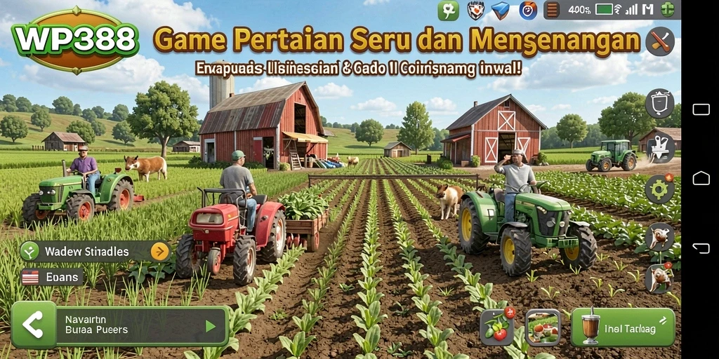 Tampilan menarik gameplay Farming di WP888.